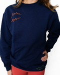 Later Gator Embroidered Crewneck